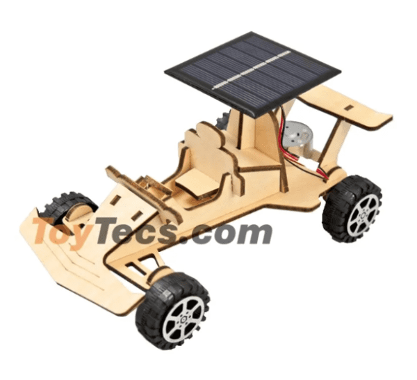 รถแข่งพลังงานแสงอาทิตย์ Solar racing car โมเดลรถพลังงานแสงอาทิตย์ รถของเล่นพลังงานโซล่าเซลล์ DIY ไม้การทดลองวิทยาศาสตร์ของเล่นเด็ก