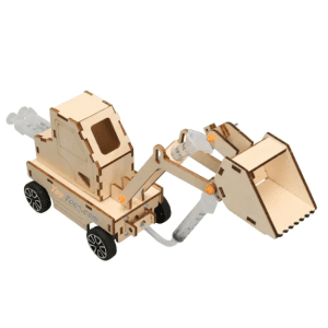ของเล่นเครื่องยกระบบไฮดรอลิกไม้ Hydraulic Shrimp Loader